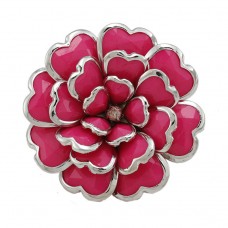 Безразмерное кольцо в виде цветка «Розовое» Безразмерное кольцо в виде цветка «Розовое»
